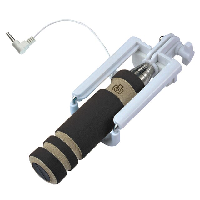 Monopod reglabil, negru, 48 cm lungime extinsa