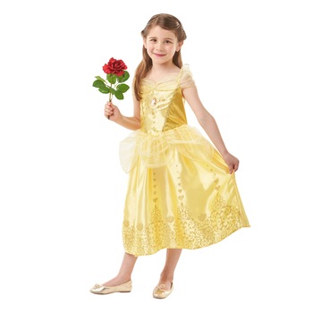 Costum Disney Belle, Frumoasa si Bestia, Glitter Printess Belle, Rubie's, XL, 9 - 10 ani Costum Disney Belle, Frumoasa si Bestia, Glitter Printess Belle, Rubie's, XL, 9 - 10 ani