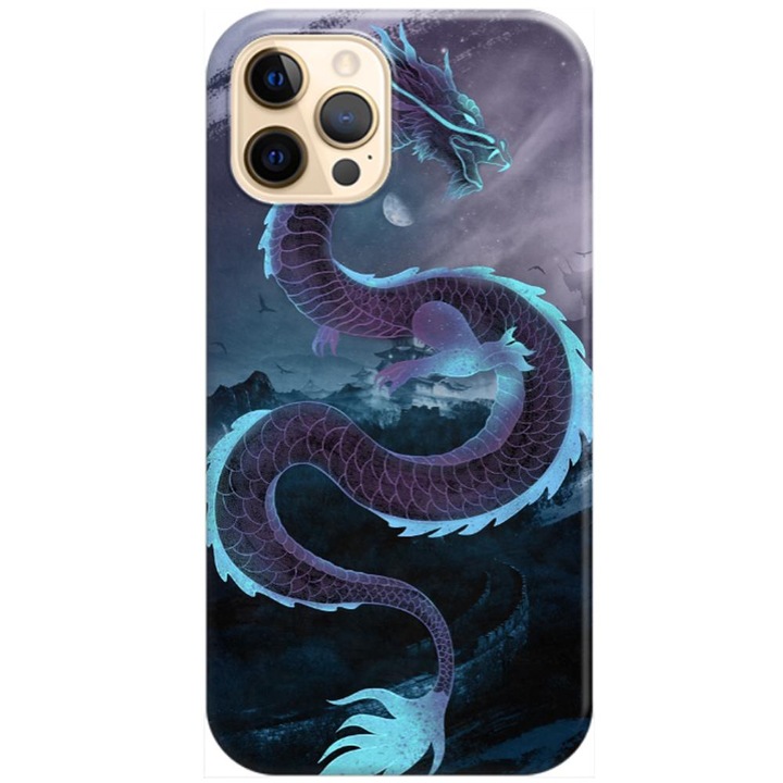 Калъф Viceversa Mythic Dragon, За Apple iPhone 12 Pro Max, Силикон, TPU