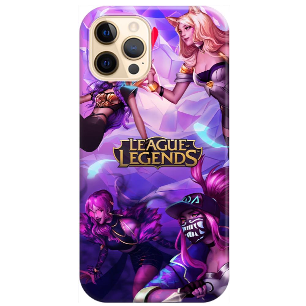 Husa silicon compatibila cu Apple iPhone 12, iPhone 12 Pro model KDA League of Legends, Silicon, TPU Viceversa