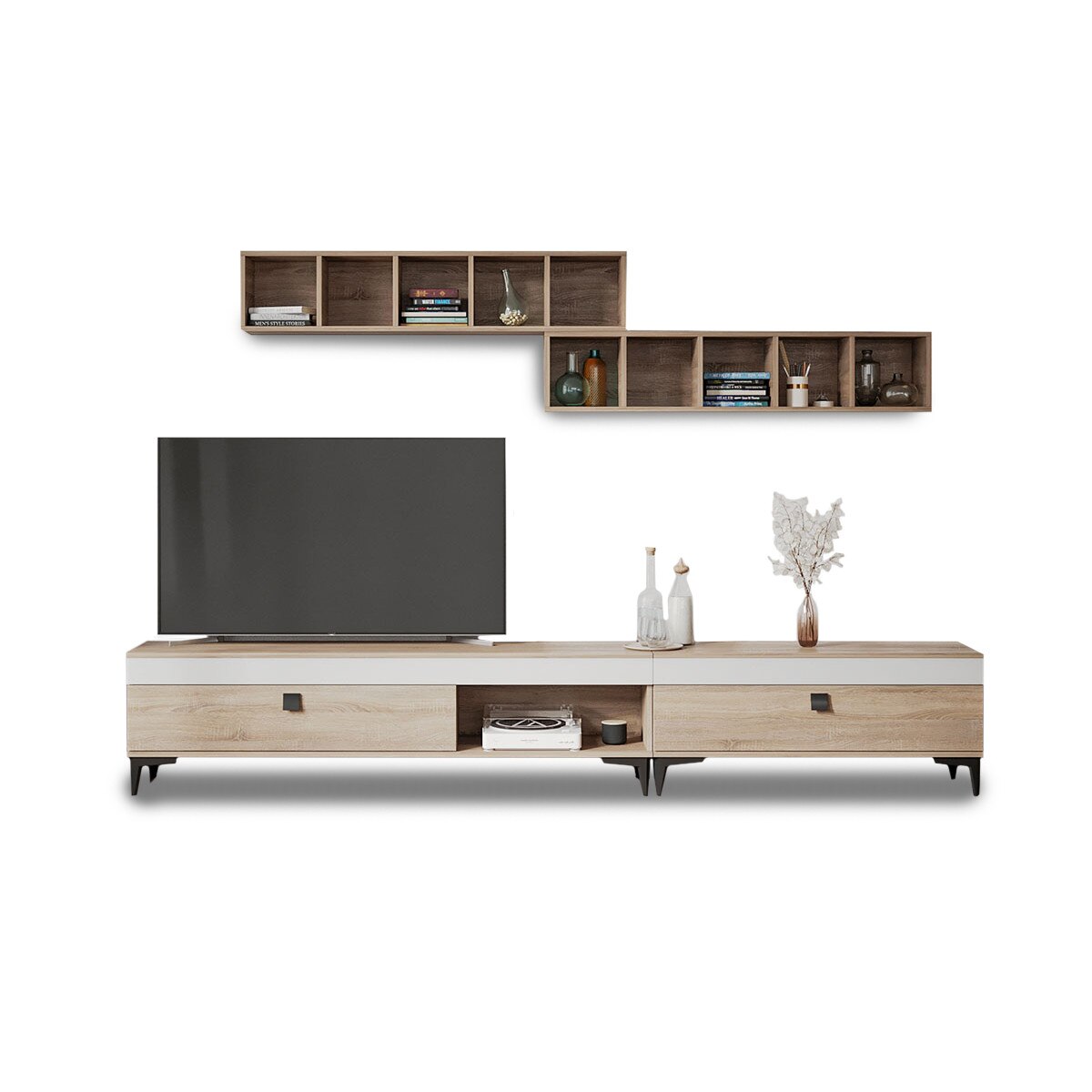 Living Scandinav Rafa 03 pal melaminat 16mm H 160 x L 260 x A 33.5 cm
