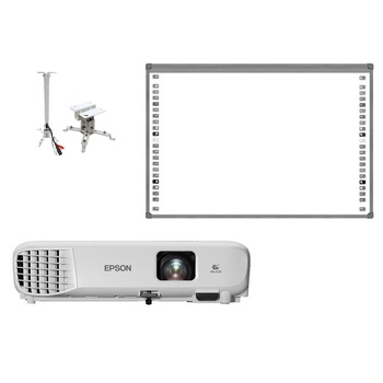 Pachet cu Tabla interactiva EVOBOARD IB85 + EPSON EB-E01 + EATV2 Pachet cu Tabla interactiva EVOBOARD IB85 + EPSON EB-E01 + EATV2