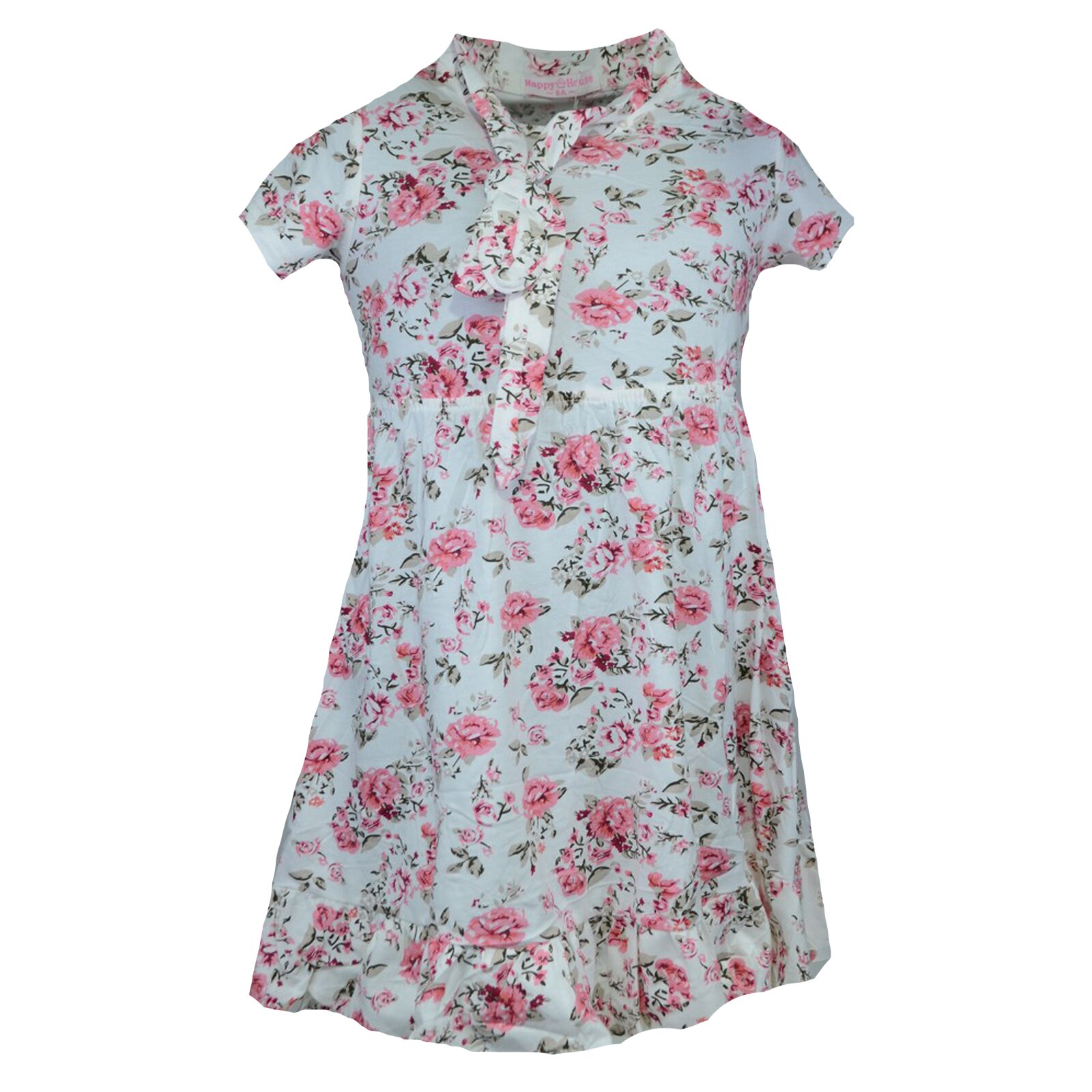 Rochie pentru fete Happy House CVC-1529-2, Alb 128 cm