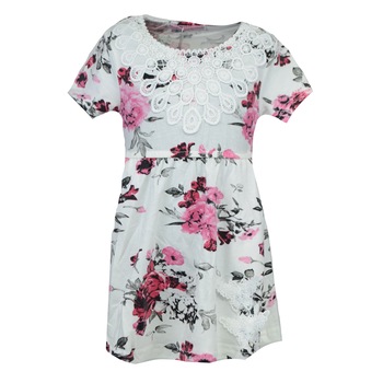 Rochie pentru fete Happy House CVC-1612-2, Alb 80 cm Rochie pentru fete Happy House CVC-1612-2, Alb 80 cm