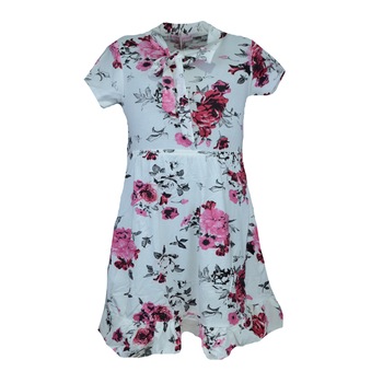 Rochie pentru fete Happy House CVC-1529-1, Alb 128 cm Rochie pentru fete Happy House CVC-1529-1, Alb 128 cm