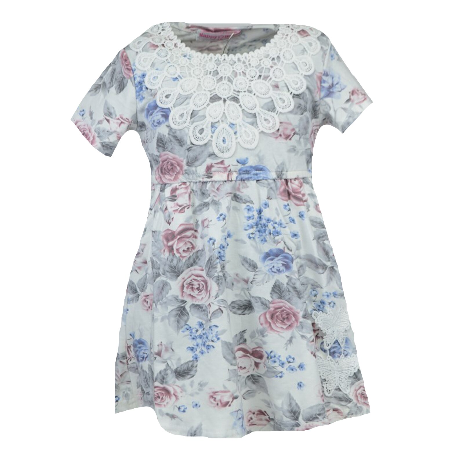 Rochie pentru fete Happy House CVC-1612-3, Multicolor 80 cm