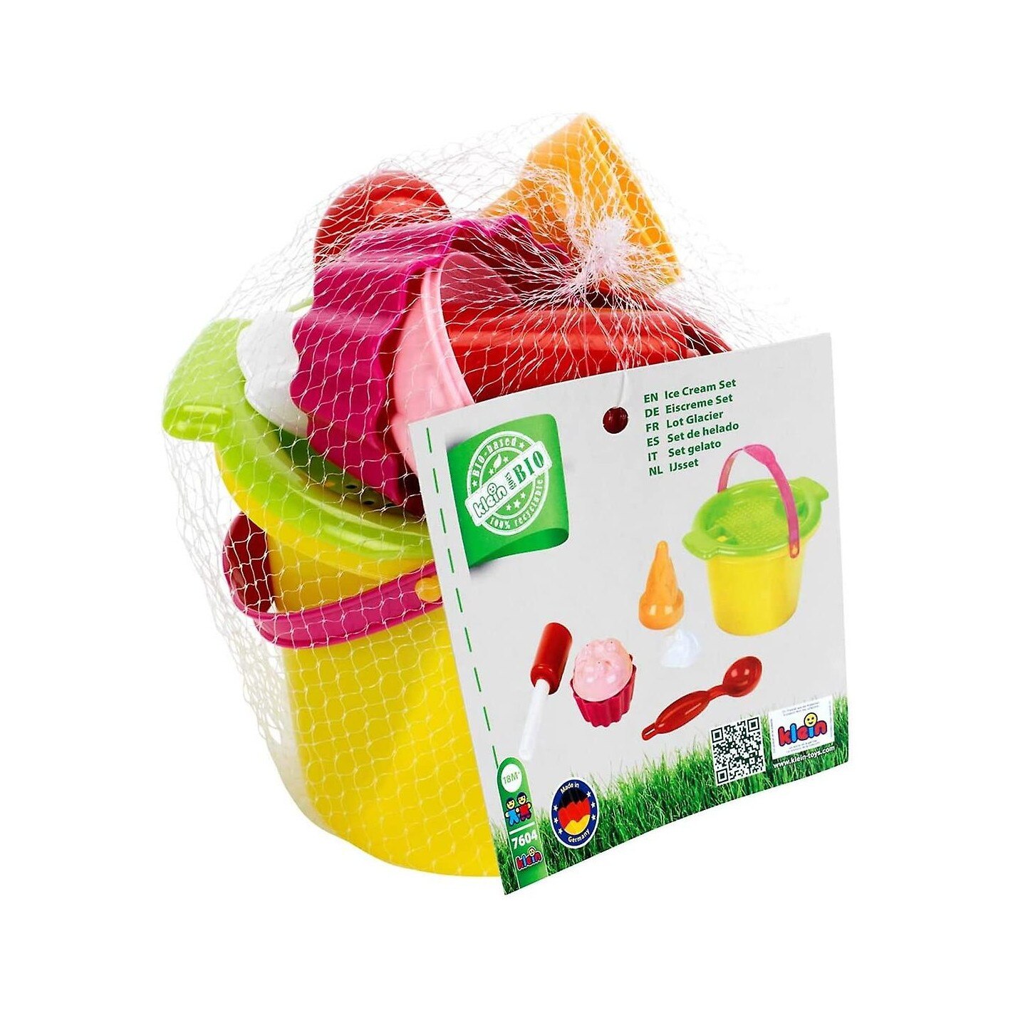 Set Bio Ice Cream, pentru modelat forme de inghetata din nisip