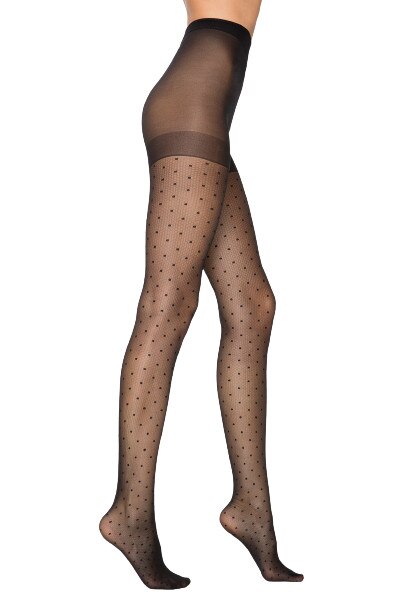 Dres dama SPOTS, Penti, 16250, 30 DEN, negru