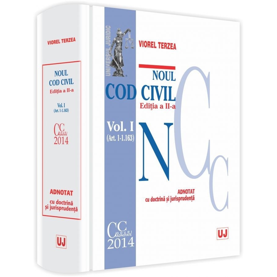 Noul Cod civil. Vol. I. ( Art. 1-1163) - Editia a 2-a - Viorel Terzea