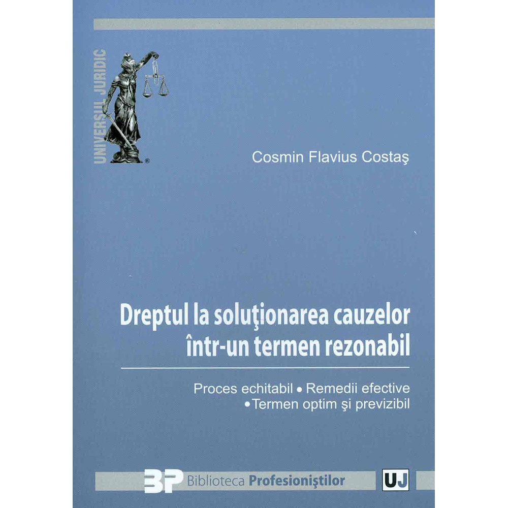 Dreptul la solutionarea cauzelor intr-un termen rezonabil - Cosmin Flavius Costas