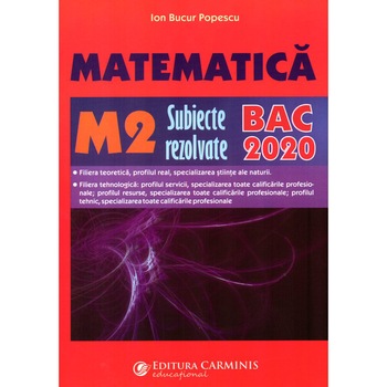 Ghid de pregatire. Subiecte rezolvate. BAC. Matematica. M2_mateinfo. 2015 - I. B. Popescu Ghid de pregatire. Subiecte rezolvate. BAC. Matematica. M2_mateinfo. 2015 - I. B. Popescu