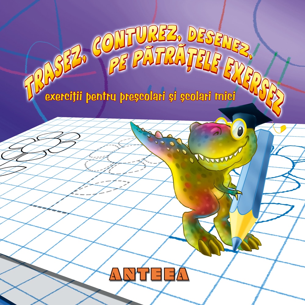 Trasez -Conturez pe Patrate