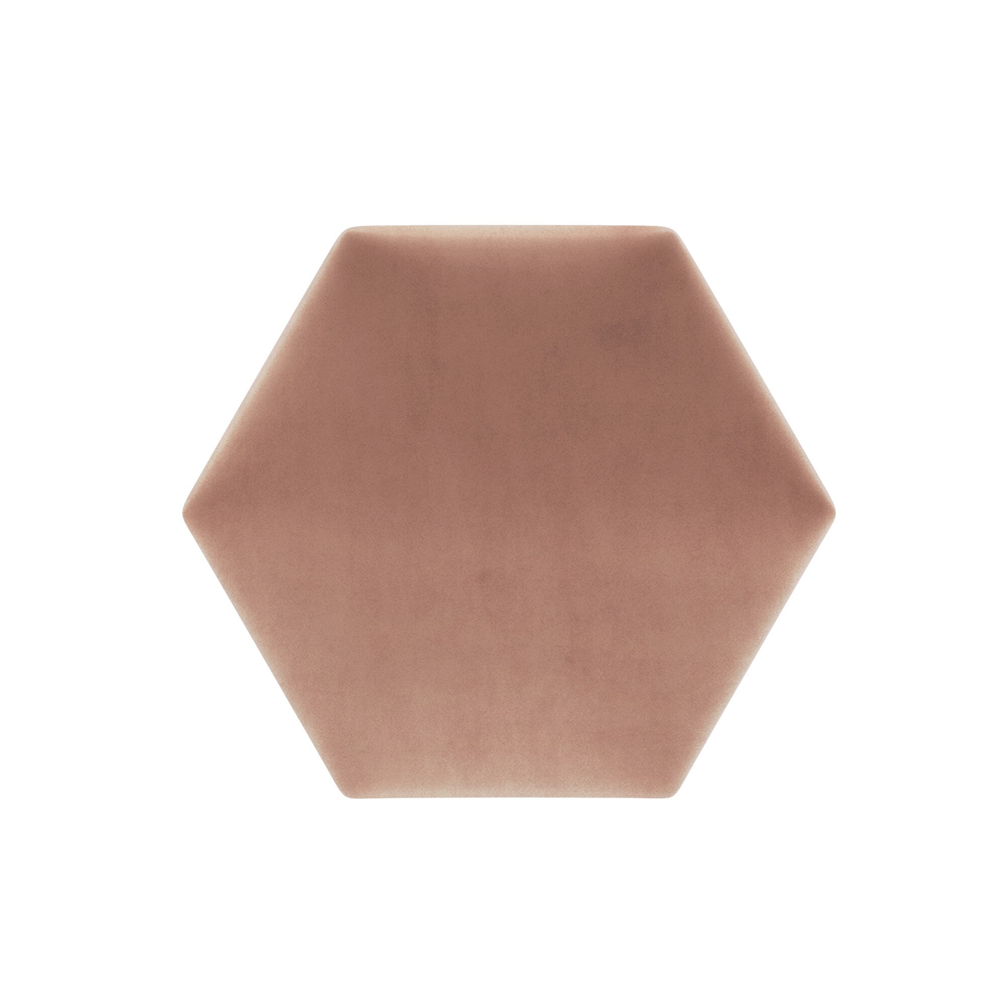 Panel textil hexagon 17x17CM Roz Somon ME 25