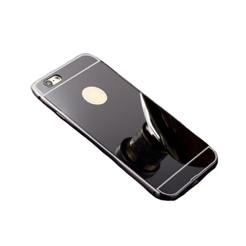 Carcasa pentru Apple iPhone 7 Plus, neagra, efect oglinda Carcasa pentru Apple iPhone 7 Plus, neagra, efect oglinda