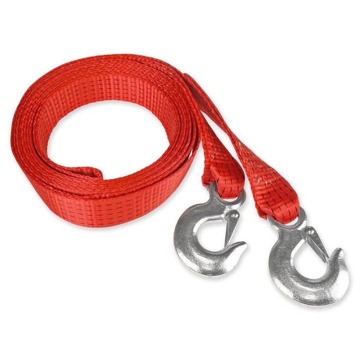 Chinga tractare funie 7.5T, 5m-50mm, 2 carlige, Pas-Kam 02013 Amio