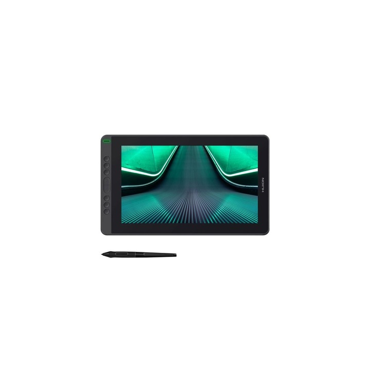 Графичен таблеТ Huion, Kamvas 13 , USB C / HDMI, Stilou PW517, Midnight Green
