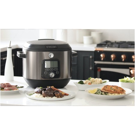 Multicooker Star-Light SOUS VIDE MCB-612VBL,1200W, 5.5l, Control Digital, 8 Functii de gatire, Oala anti-aderenta, Gratar SOUS VIDE, Lingura, Cana de masurare, Negru
