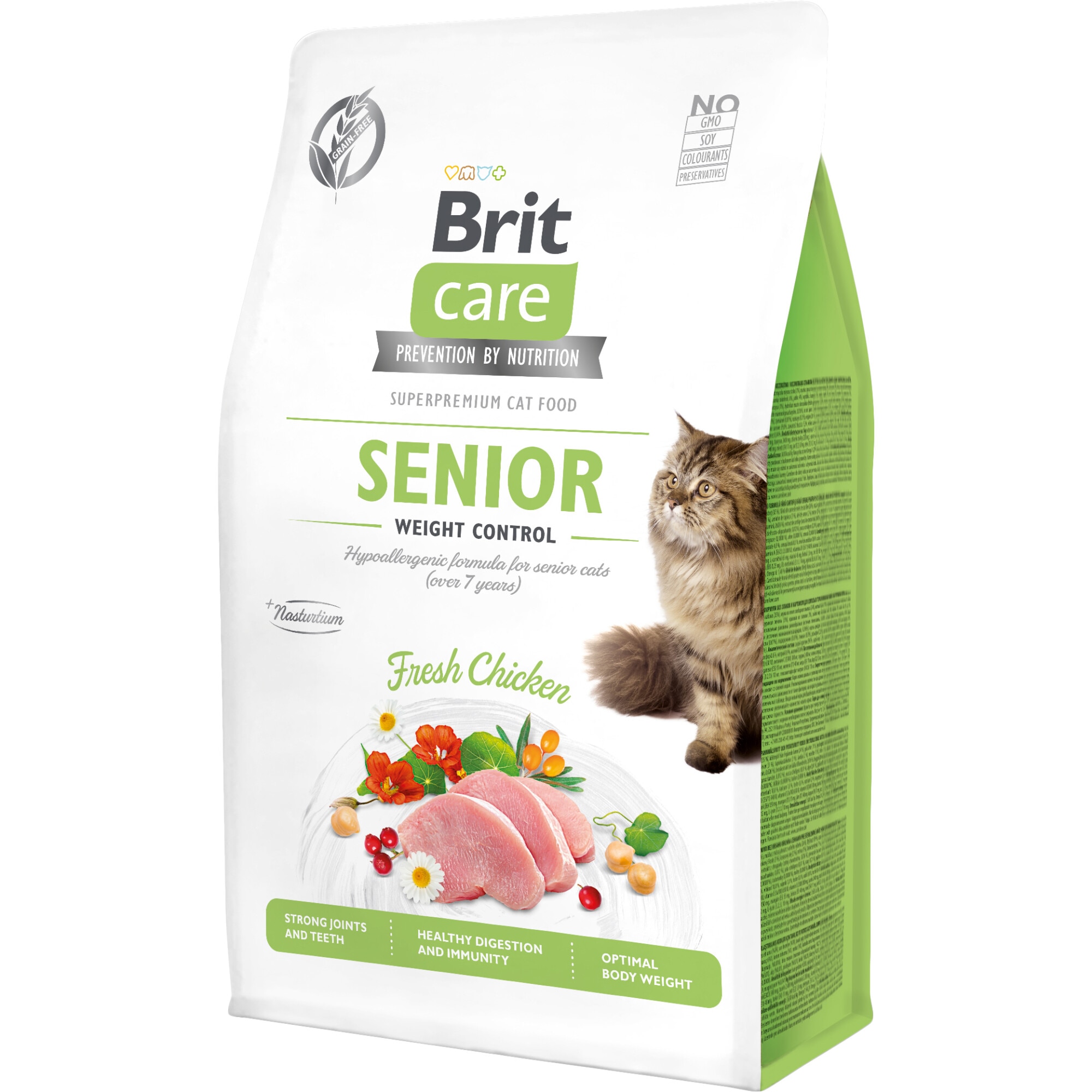 Hrana uscata pentru pisici Brit Care GF, Weight Control, 400 g