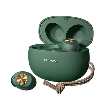 Casti TWS BT 5.0, Seria ES, BHUES03, Verde inchis, Dimensiune statie de incarcare 61 x 48.7 x 32.5mm, Casti TWS BT 5.0, Seria ES, BHUES03, Verde inchis, Dimensiune statie de incarcare 61 x 48.7 x 32.5mm,