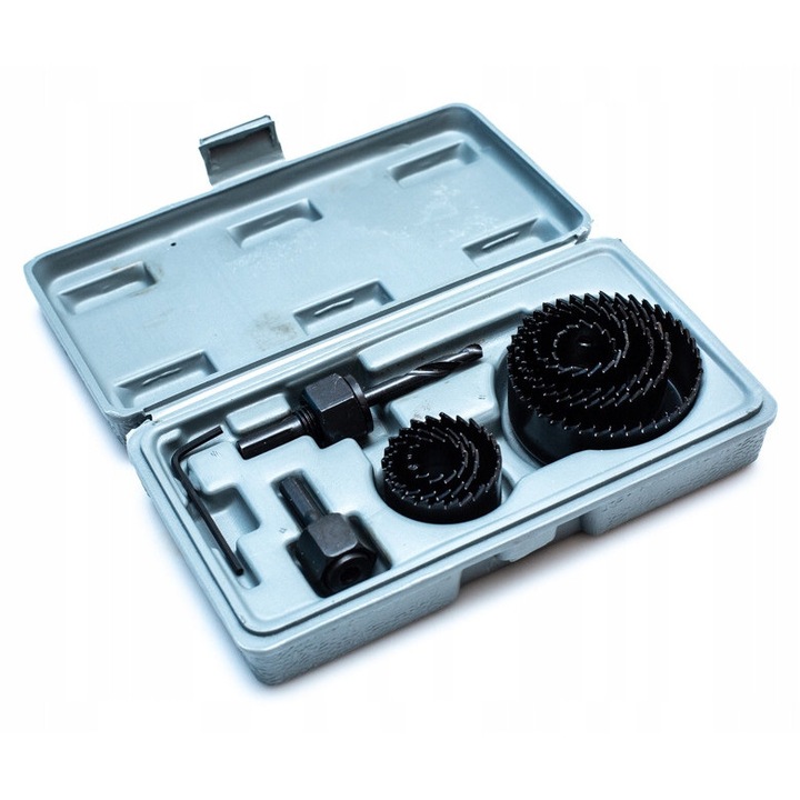 Комплект от 11 ядра за гипсокартон, пластмаса, дърво, 19-64 мм, Мега