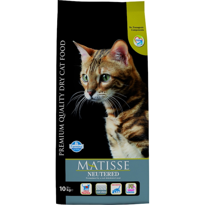 Matisse Neutered Száraz macskaeledel, 10 kg