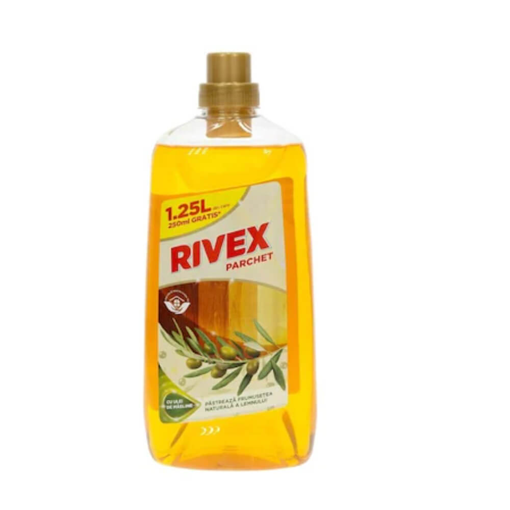 Detergent pentru Parchet cu Ulei de Masline, RIVEX, 1.25 L