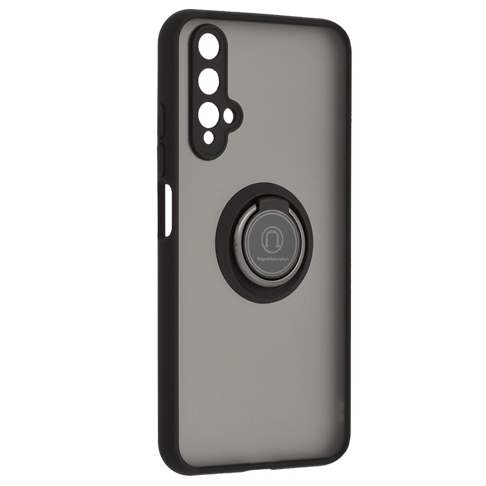 Husa cu bumper compatibila cu Huawei Nova 5T, Negru