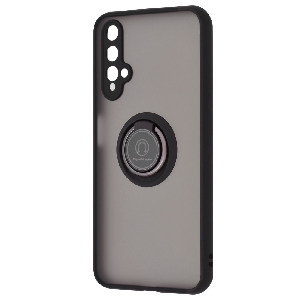 Husa cu bumper compatibila cu Huawei Nova 5T, Negru