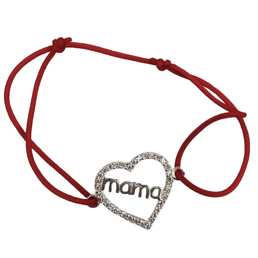 Bratara cu Nod Dublu Argint 925, Mama