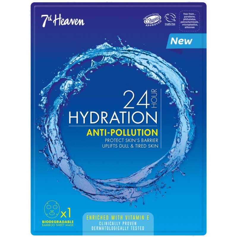 Masca pentru ten 7th Heaven 24hr hydration mask Anti-pollution