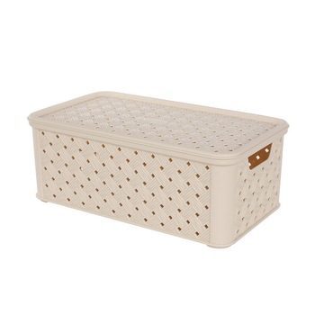 Cutie depozitare, TONTARELLI, Plastic, Crem Cutie depozitare, TONTARELLI, Plastic, Crem