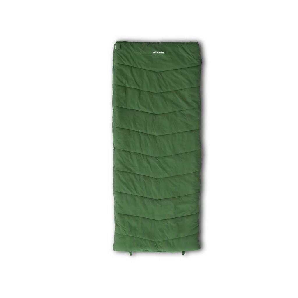 Sac de dormit Pinguin Travel PFM (extrem -3°C), verde, 190cm, deschidere dreapta