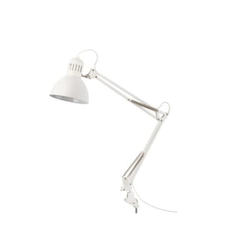 Veioza birou vintage, reglabila,alb,17 cm Veioza birou vintage, reglabila,alb,17 cm
