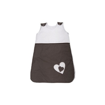 Sac de dormit pentru copii Ty i My Hearts SDTMH2-M1, Maro 6-9 luni Sac de dormit pentru copii Ty i My Hearts SDTMH2-M1, Maro 6-9 luni