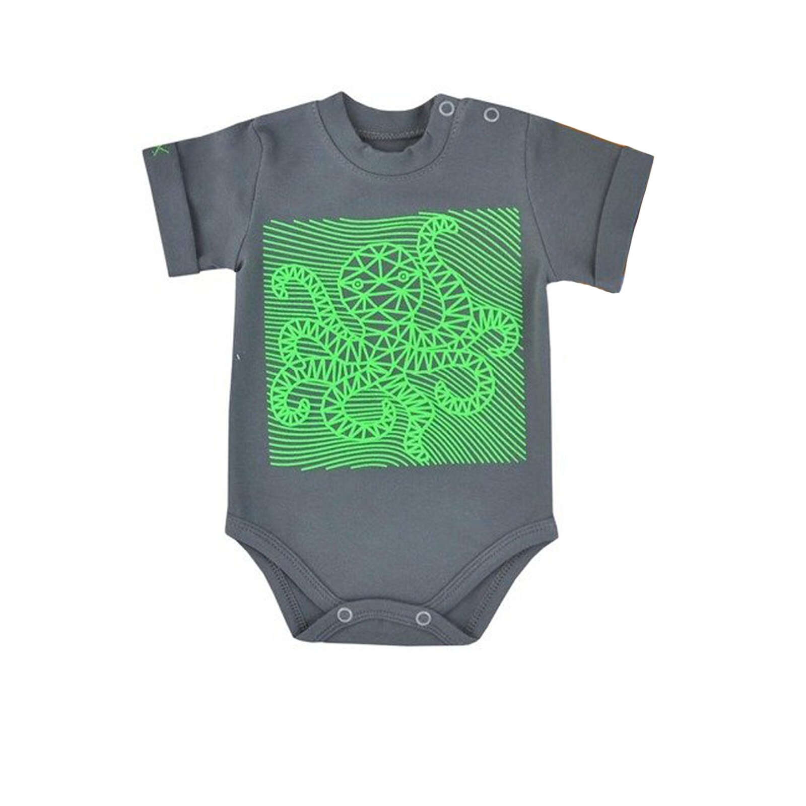 Body cu maneca scurta pentru baieti Koala Osmiornica 08-539G, Gri 55415
