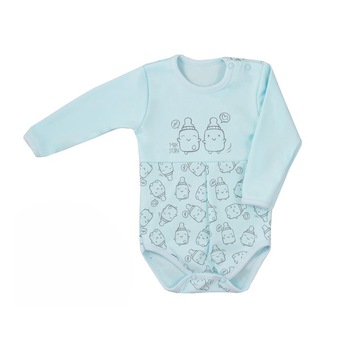 Body cu maneca lunga pentru baieti Koala Butelki 06-695, Albastru 55503 Body cu maneca lunga pentru baieti Koala Butelki 06-695, Albastru 55503