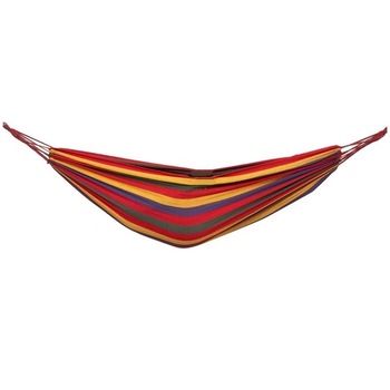 Hamac dublu clasic pentru 2 persoane, 200x150 cm, capacitate 200kg, multicolor Hamac dublu clasic pentru 2 persoane, 200x150 cm, capacitate 200kg, multicolor