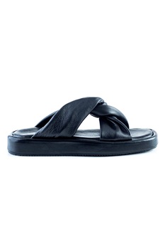 MUSK, Papuci de piele cu detaliu innodat MUSK, Papuci de piele cu detaliu innodat