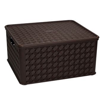 Cutie depozitare, TONTARELLI, Plastic, Maro Cutie depozitare, TONTARELLI, Plastic, Maro