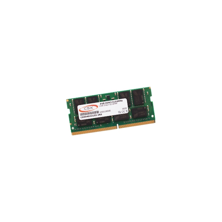 CSX notebook memória - 4GB DDR3 (1600Mhz, CL11, Low Voltage 1,35V!)