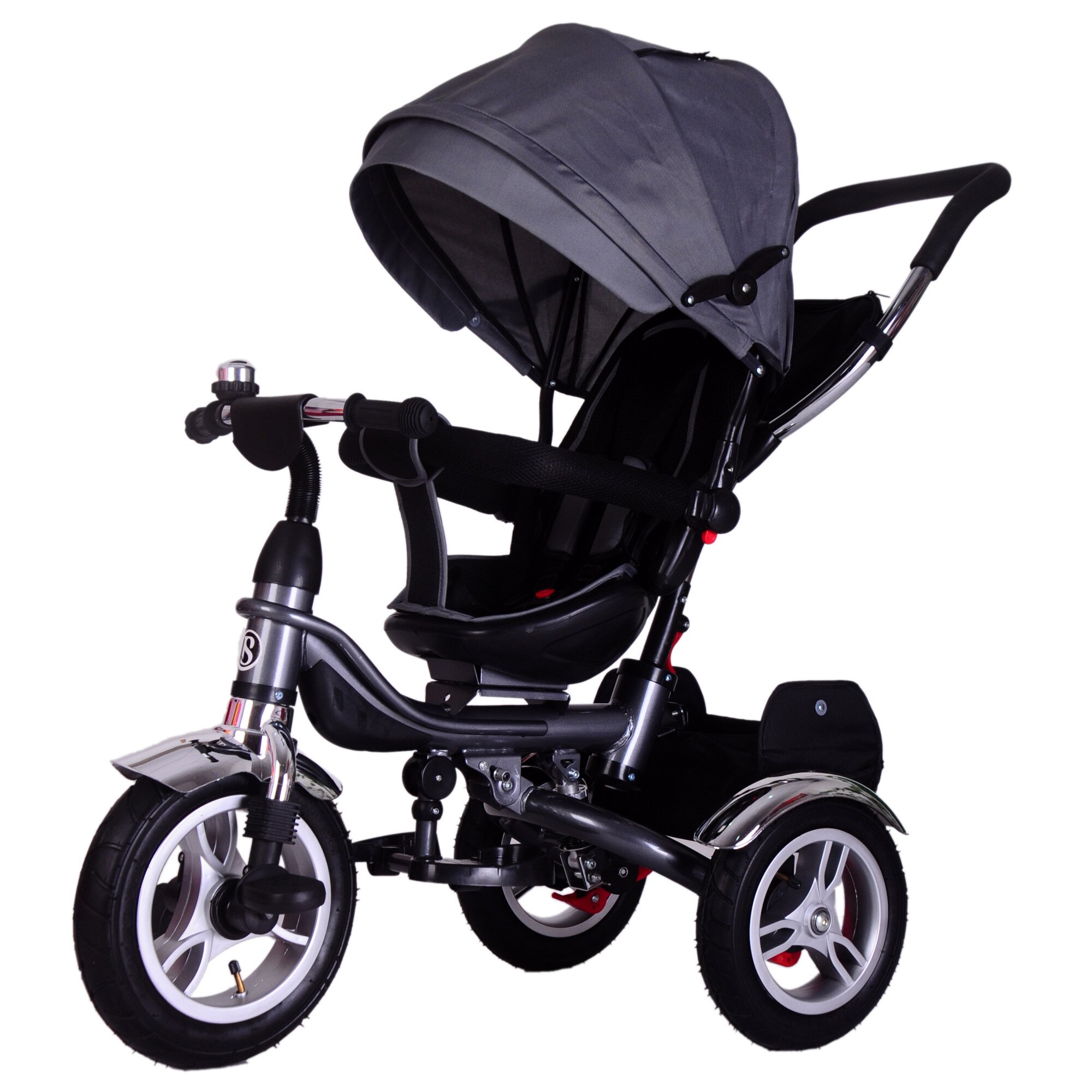 Tricicleta pentru copii Yola, gri