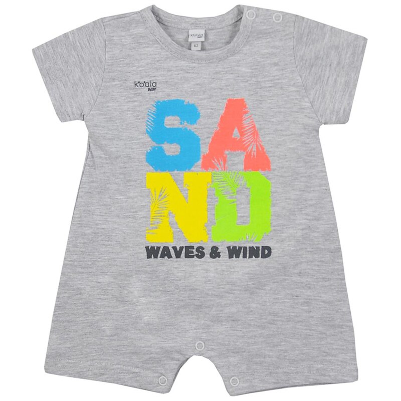 Salopeta de vara pentru copii Koala Sand 07-715G, Gri 62 cm