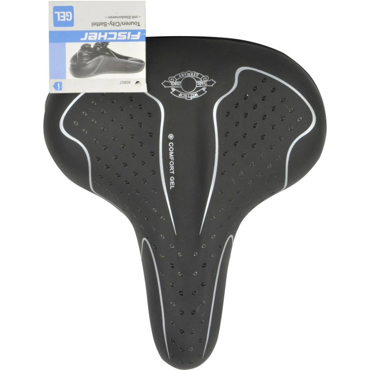 Sa pentru bicicleta, Touren, Gel Elastomer, Fischer, din poliuretan si