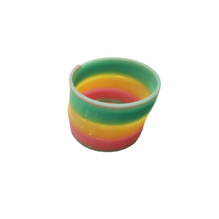 Антистрес играчка Ahelos,пружина,многоцветна