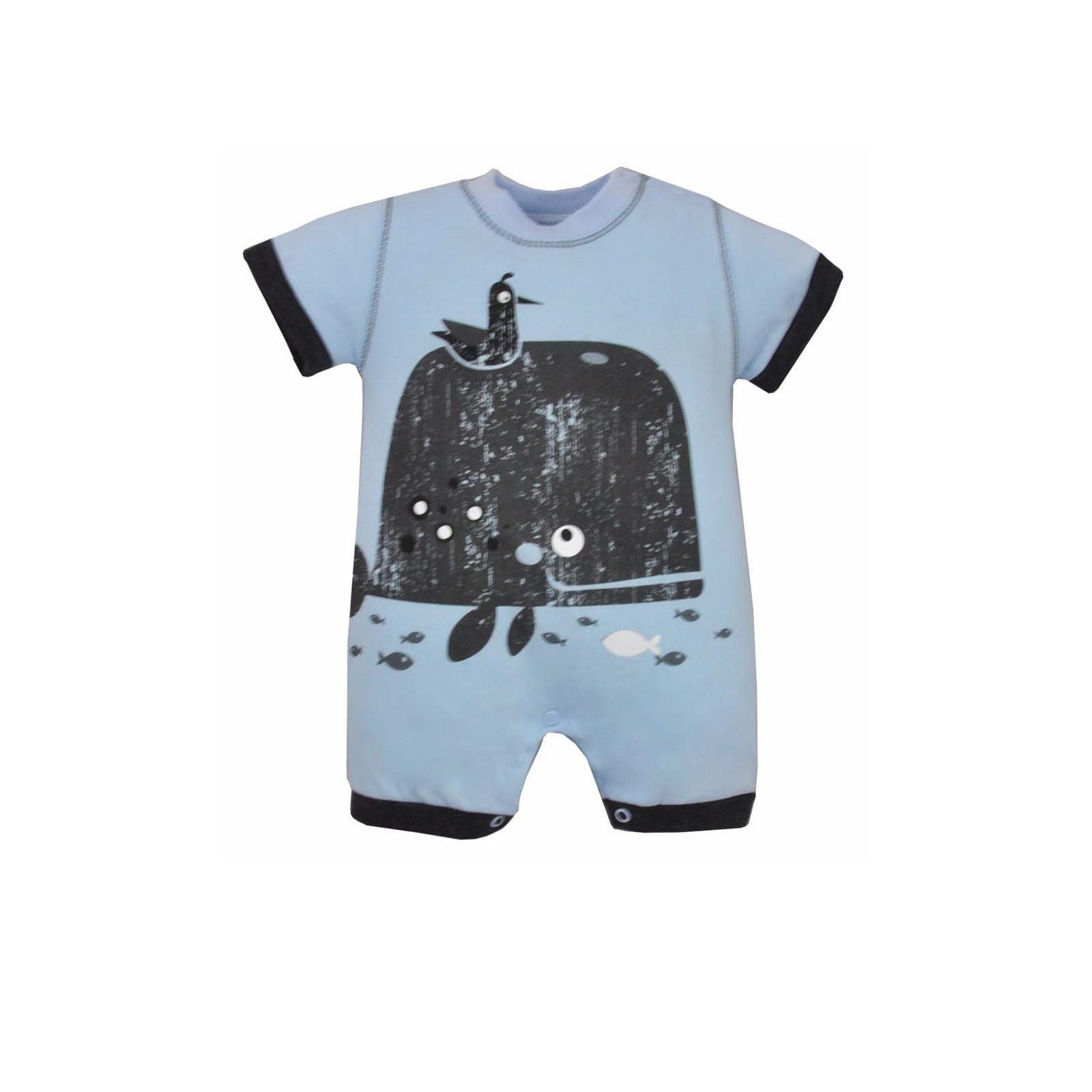 Salopeta de vara pentru baieti Koala Podwodny Swiat 05-236A, Albastru 62 cm