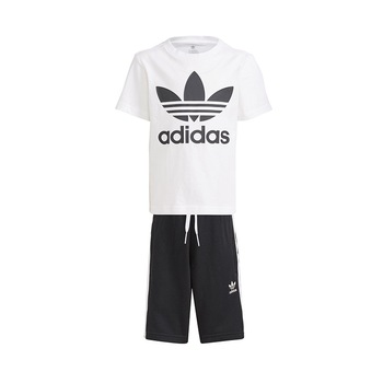 Trening Adidas Adicolor K GP0194, Baieti, Negru Trening Adidas Adicolor K GP0194, Baieti, Negru