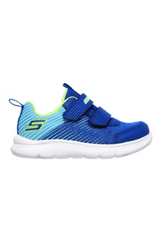 Skechers, Pantofi sport de plasa cu benzi velcro Comfy Flex 2.0 Micro-Rush, Albastru, 23 EU Skechers, Pantofi sport de plasa cu benzi velcro Comfy Flex 2.0 Micro-Rush, Albastru, 23 EU