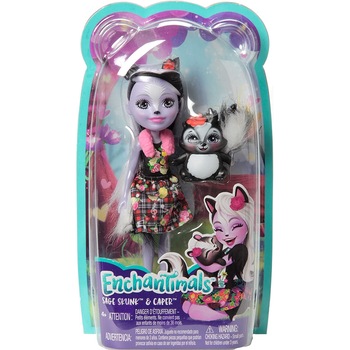 Papusa Enchantimals - Sage Skunk si Caper Papusa Enchantimals - Sage Skunk si Caper