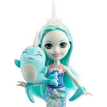 Papusa Enchantimals - Naddie Narwhal si Sword Papusa Enchantimals - Naddie Narwhal si Sword