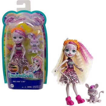 Papusa Enchantimals - Zadie Zebra si Ref Papusa Enchantimals - Zadie Zebra si Ref